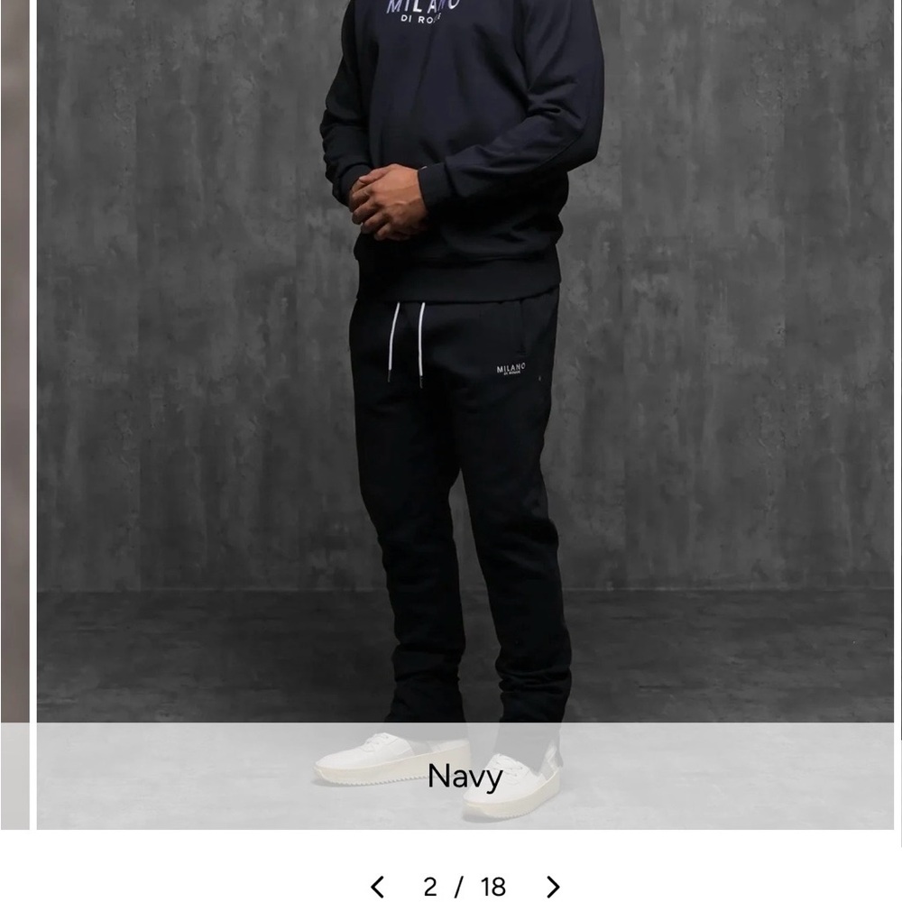 Milano Di Rouge Dark Blue Joggers